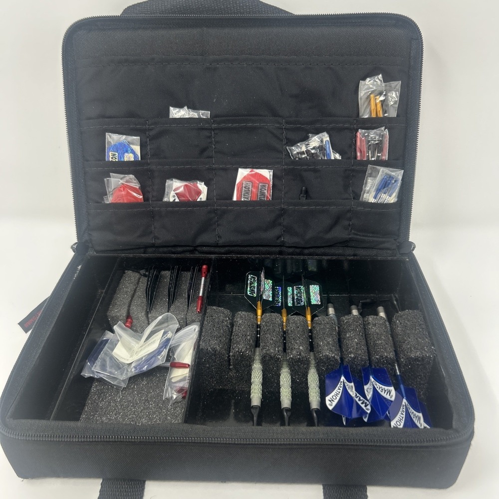 Lot of Dart & Accessories Flights Shafts in Lakewood The Pro's Choice Case